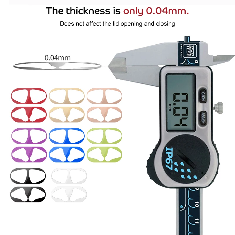 CASEIER ультра тонкая металлическая пленка защитная наклейка железная стружка