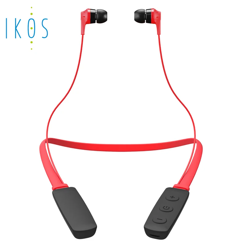 IKOS Bluetooth Earphone4.2 стерео спортивные наушники Беспроводной вкладыши гарнитура с