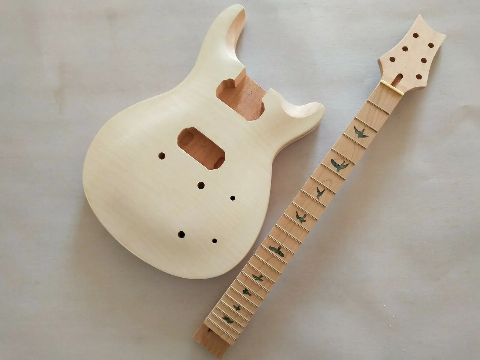 1 компл. DIY незавершенная Гитара шеи и тела для PRS Стиль гитары Комплект