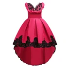 Атласное коктейльное платье для девочек, 6 цветов, размеры 110-170