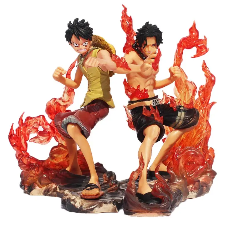 2 шт./компл. аниме DX Luffy Ace экшн фигурка братства мультфильм года спустя ПВХ Боевая