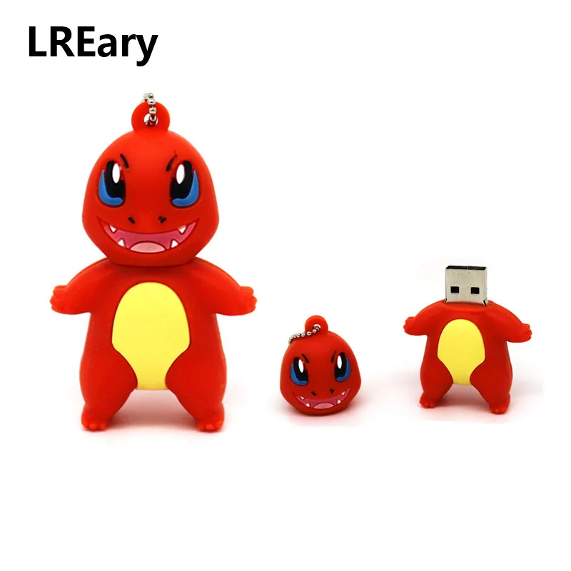 Мультфильм Покемон монстр флэш накопитель usb Squirtle Chelonia Charmander memory stick pendrive