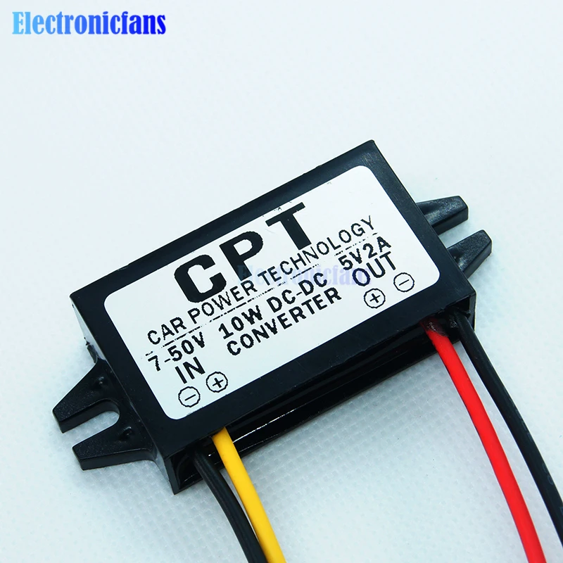 USB Φ 7 50V to 5V 2A 10W понижающий модуль преобразователя или Адаптер выходной мощности