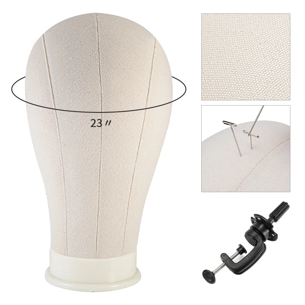 23''Canvas блок головы манекен головной парик делая дисплей Стайлинг стенд| |