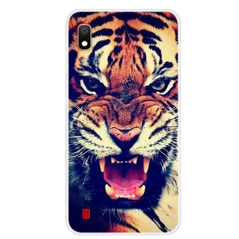 Color Cartoon Design Case For Samsung Galaxy A10 Painted Phone Soft Silicone Full Back Cover | Мобильные телефоны и