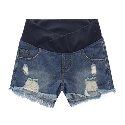 Шорты для беременных женщин 2019 летняя одежда джинсовые шорты с низкой талией