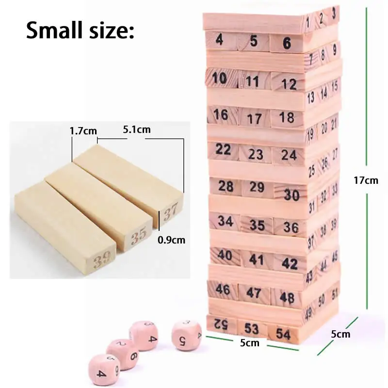 Детские пазлы игрушечная башня Цифровые Настольные игры для семейвечерние|games for