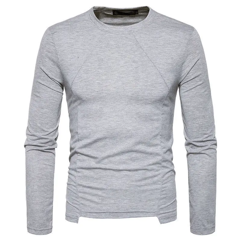 Синий Термобелье мужское зимнее нижнее белье с длинным рукавом M/L/XL/пуловер размера XXL - Цвет: Синий