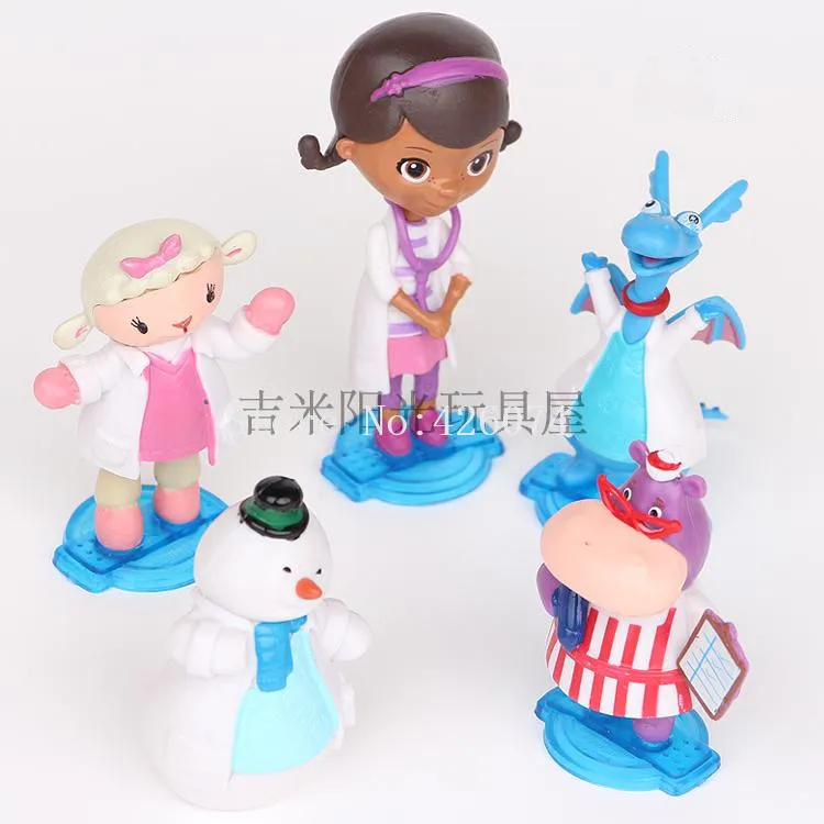 Новая мода Doc McStuffins фигурки Куклы набор украшения для детских игрушек для детей Подарки