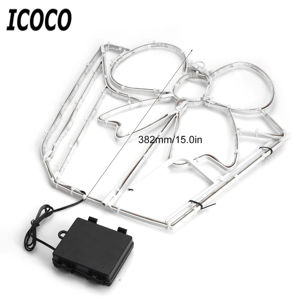 Icoco неоновый свет бантом в форме Дизайн Ночь Настенный светильник Кофе бар