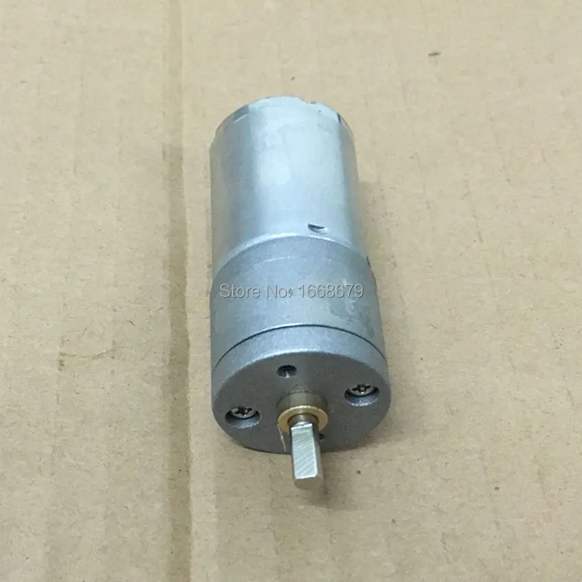 Мини Мотор постоянного тока 25 мм 370 мотор редуктор с высоким крутящим моментом 12 в