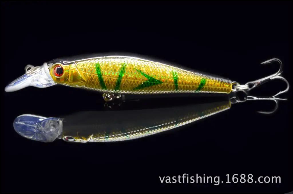 Гольян рыбалки приманку искусственные приманки воблер Fly с крюк swimbait Pesca 8 см г 5