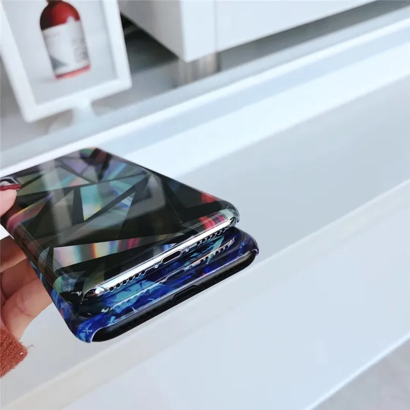 Nphacc модные гладкие Красочные Жесткий Пластик Телефон чехол для iPhone 6 S 7 Plus 8 плюс
