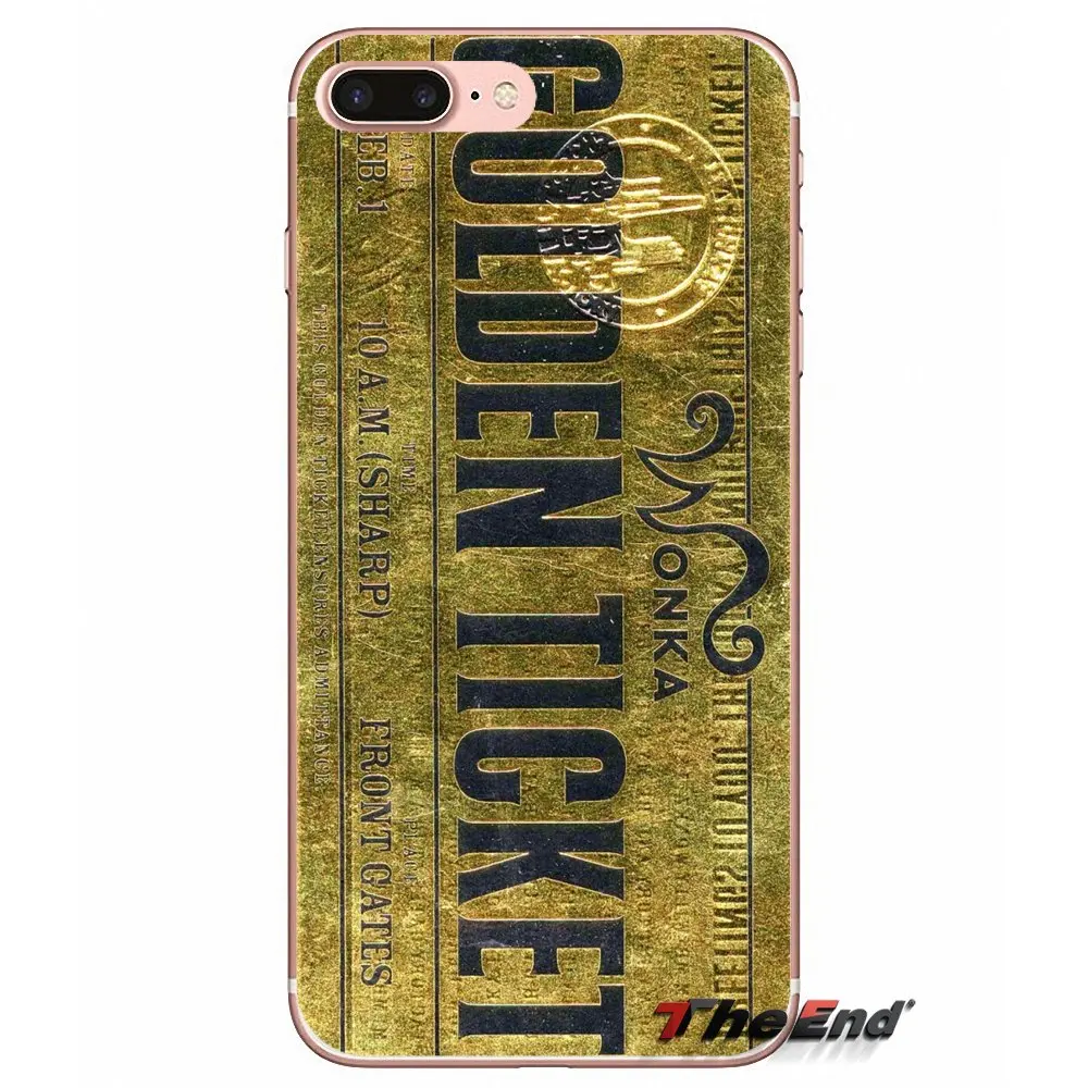 Для iPhone X 4 4S 5 5S 5C SE 6 6S 7 8 Plus Samsung Galaxy J1 J3 J5 J7 A3 A5 2016 2017 Willy Wonka Bar с золотым футляром для