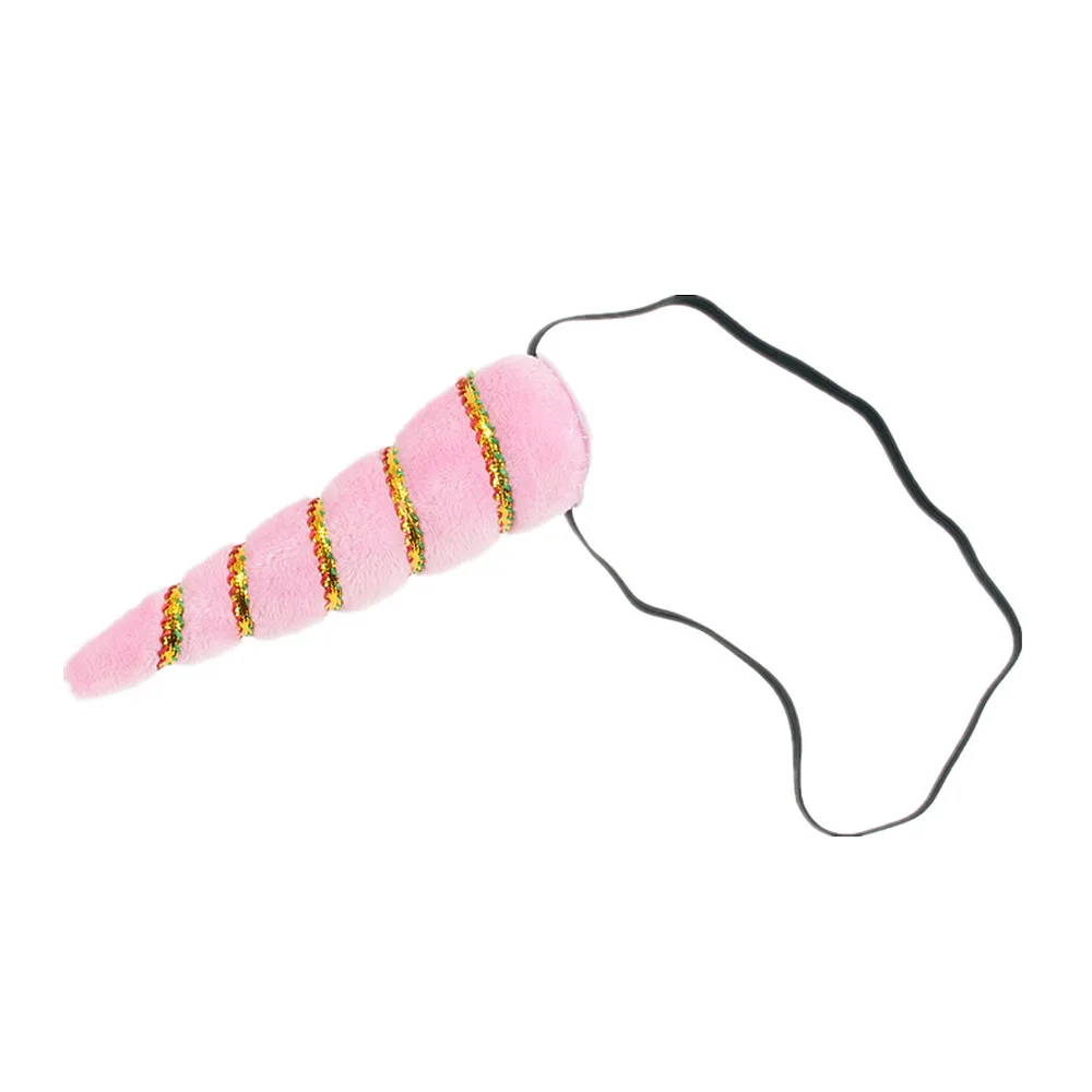 

10pcs/lot Unicorn Horn Headbands For Kids Girls Birthday Gift Party Supplies Halloween Cosplay Costume Photography Props