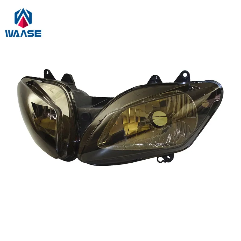 Waase YZF R1 02 03 передняя фара головного света в сборе для Yamaha 2002 2003|Накладки и