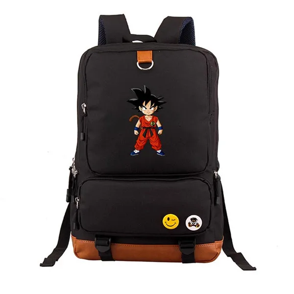 1 Dragon Ball Z унисекс Back Pack Son Goku школьные сумки аниме ноутбук рюкзак большой дорожный рюкзак Kakarotto Bookbag женский рюкзак - Цвет: 1