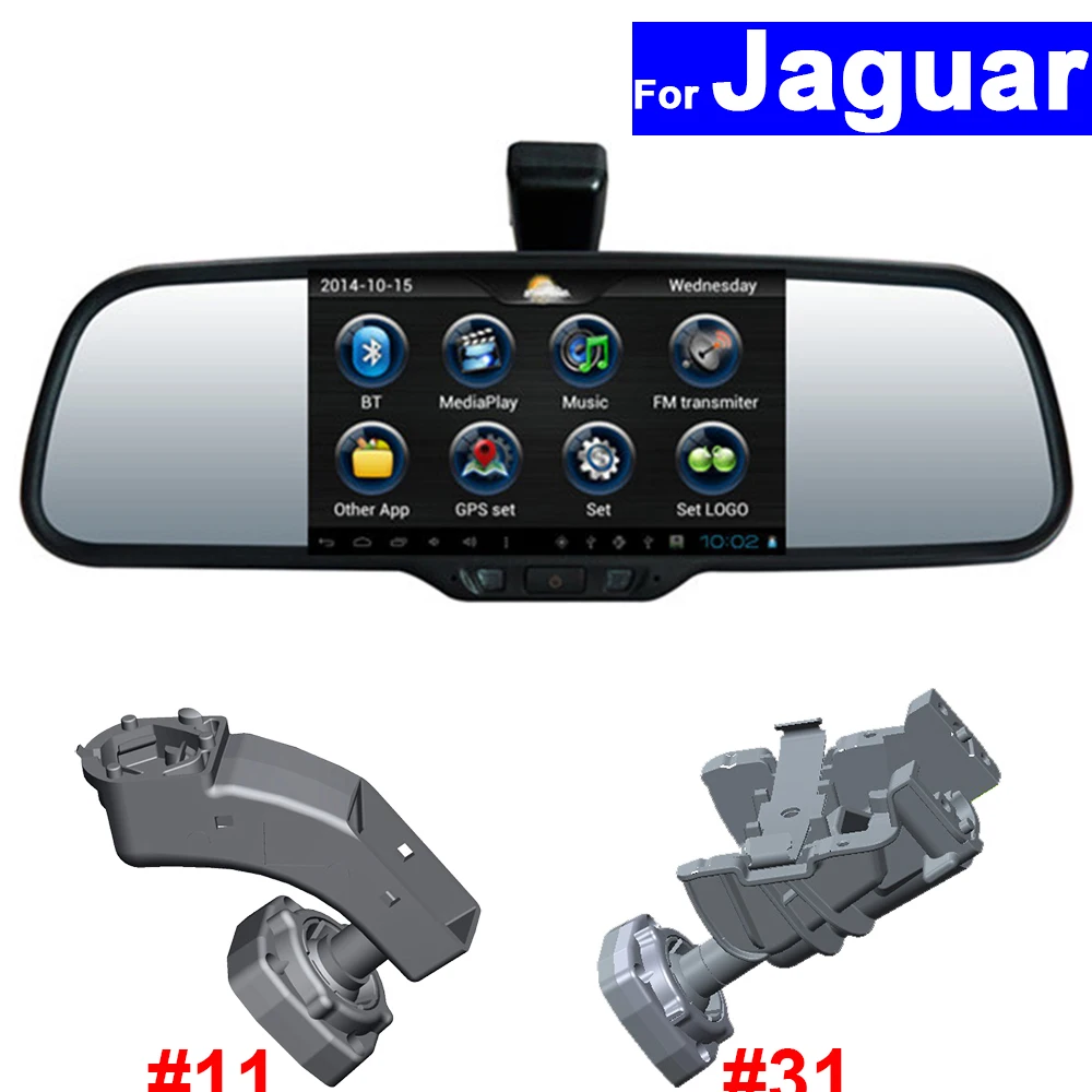 Сенсорный экран автомобиля зеркало заднего вида DVR GPS Bluetooth Wi-Fi для Jaguar XF XJ XK F-Pace X-type S-type XKR2012 Android авто монитор