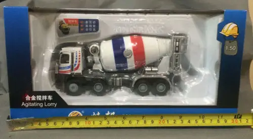 NIB масштаб 1/50 литые модели миксера грузовик раздражающие Грузовые Строительные