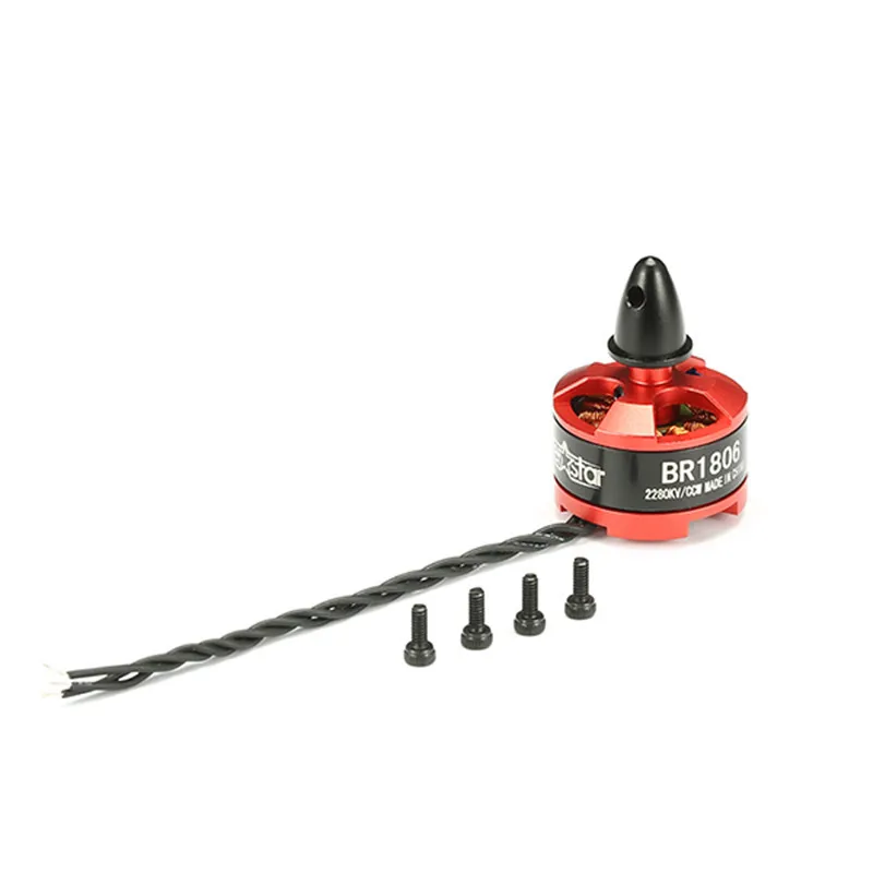 Новейшее высокое качество 4 шт. Racerstar Racing Edition 1806 BR1806 2280KV 1-3S бесщеточный двигатель