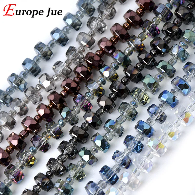 

8mm 100pcs Round tyre Faceted Austrian crystals beads High quality loose rondelles glass ball bracelet Jewelry Making DIY