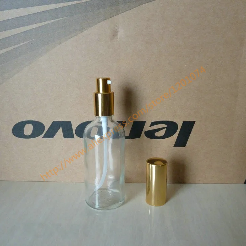 100 мл коричневый/прозрачный/синий/зеленый блестящий Стекло флакон духов с