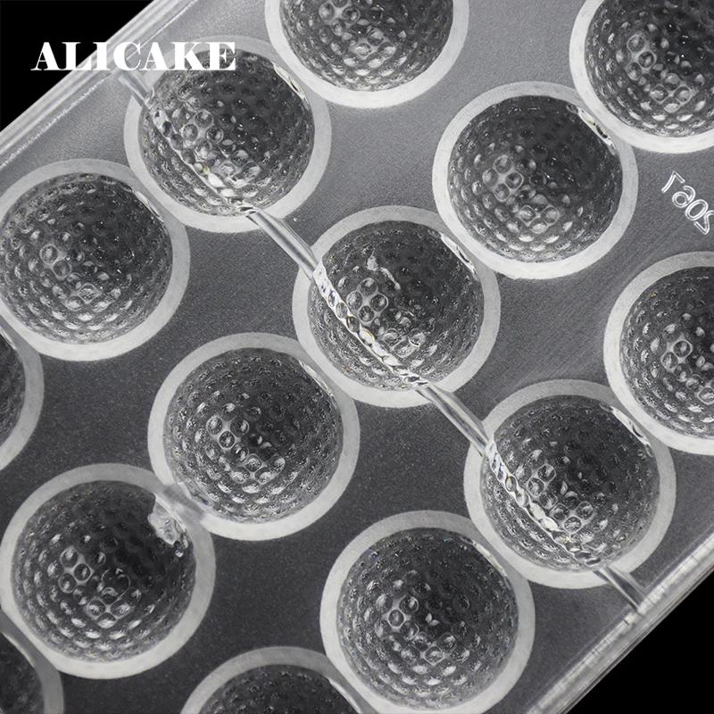 3D Golf Molds of Chocolate Bakeware Dessert Baking Form Plastic for Baker Party Pastry Cake Tools Polycarbonate Mould | Дом и сад
