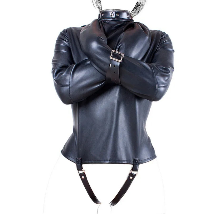 Женская Соломенная куртка Gimp сумка Жгут кожаная соломенная бондаж взрослые игры