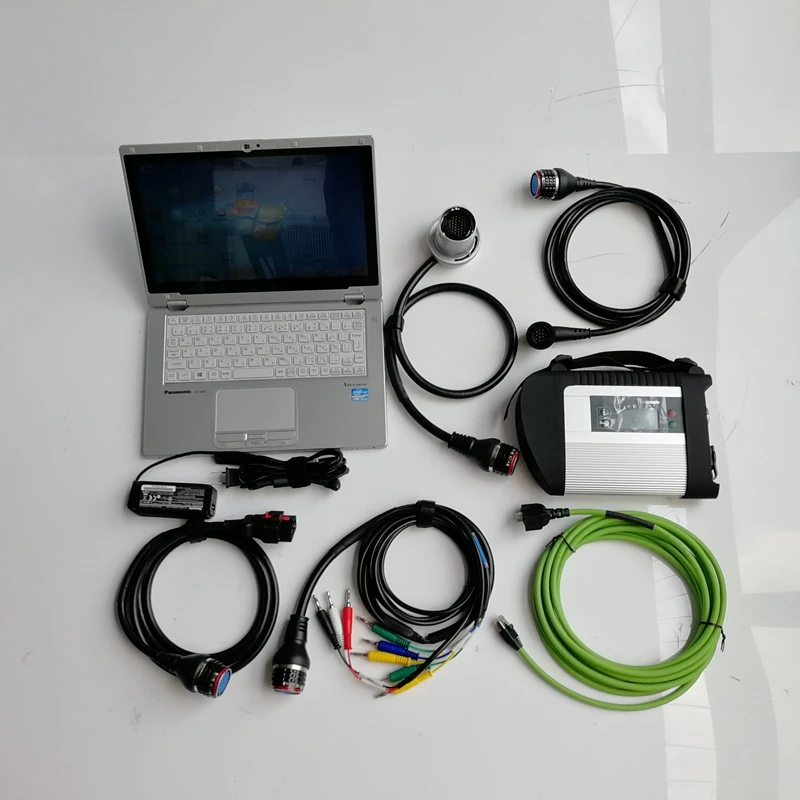 

Mb Star C4 SD Compact Connect 4 with V06.2022 Software in 480GB Mini SSD and Used Cf-AX2 I5 8G for Auto Repair Diagnostic Tool