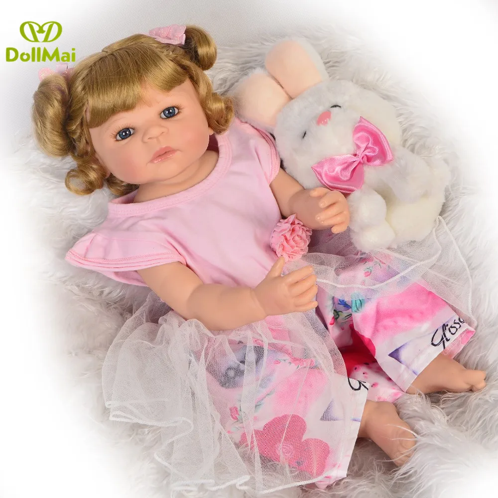 Новорожденные bebes Reborn bonecas 57 см силиконовые куклы для новорожденных игрушки