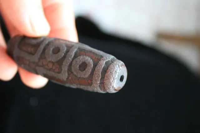 Большой 9 глазый Тибетский Агат старые бусины дзи амулет для подарка|beaded car|beaded