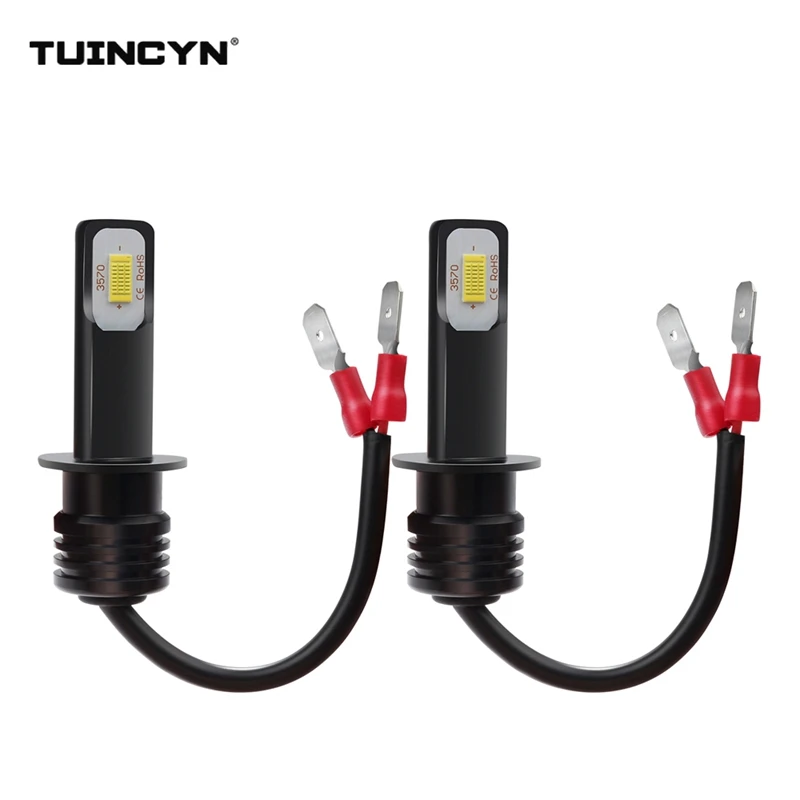 Супер яркие светодиодные лампы TUINCYN H1 для автомобилей противотуманные фары