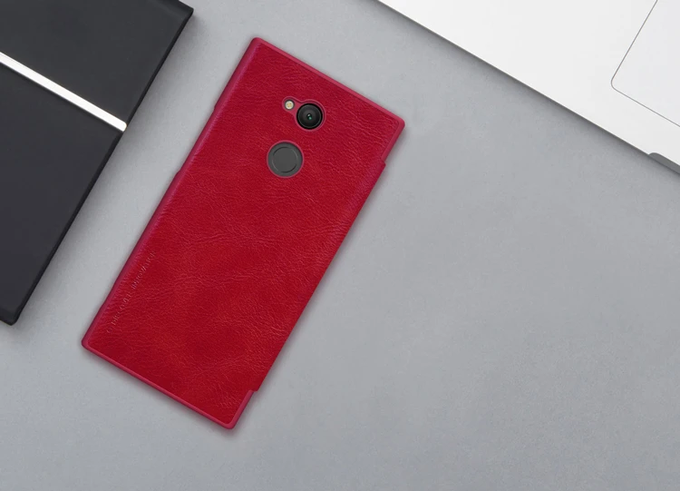 Бренд Nillkin Qin Высокое качество LTHR Флип кожаный чехол для Sony xa2 ультра бампер Xperia