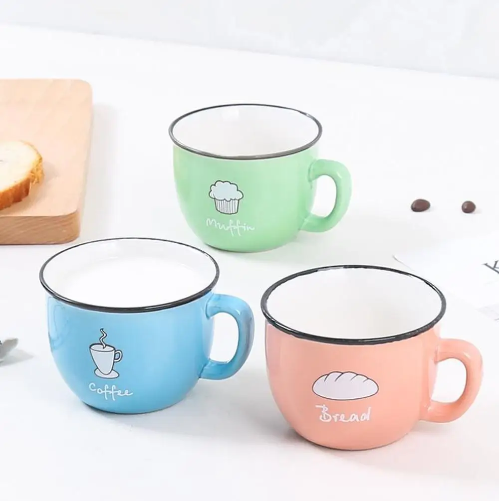 2019 продукты горячая тенденция Творческий Керамика чашки мультфильм милый кружку
