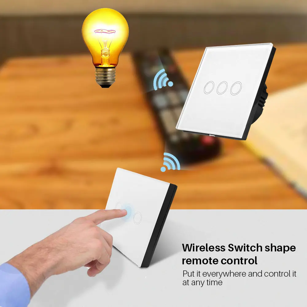 EU/UK Стандартный настенный сенсорный выключатель и переключатель Форма Smart ПДУ с