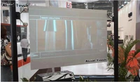 low price dark grey color rear projection filmself adhesive rear projection screen film1sqm
