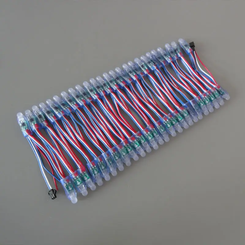 Полноцветная цифровая диффузная RGB-подсветка 50 шт. узоров/нитей адресная