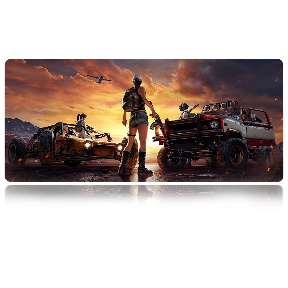 YIMAOC PUBG коврик для мыши 40x90 см компьютерный Противоскользящий игровой из