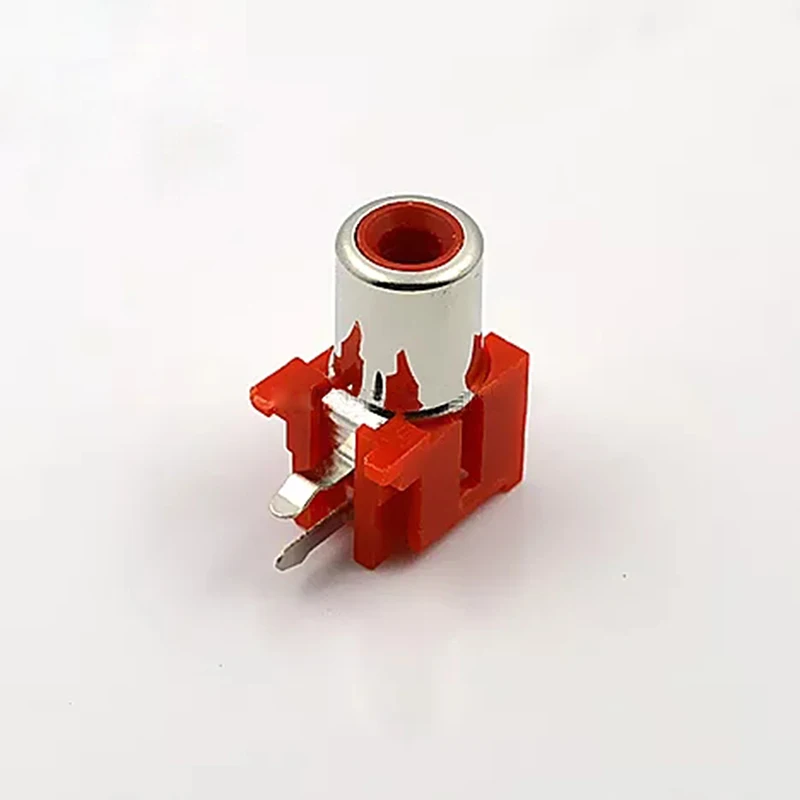 

5pcs-100pcs RCA Connector Audio and Video Welding AV Audio Jack RCA Single-hole AV With the Core Plug