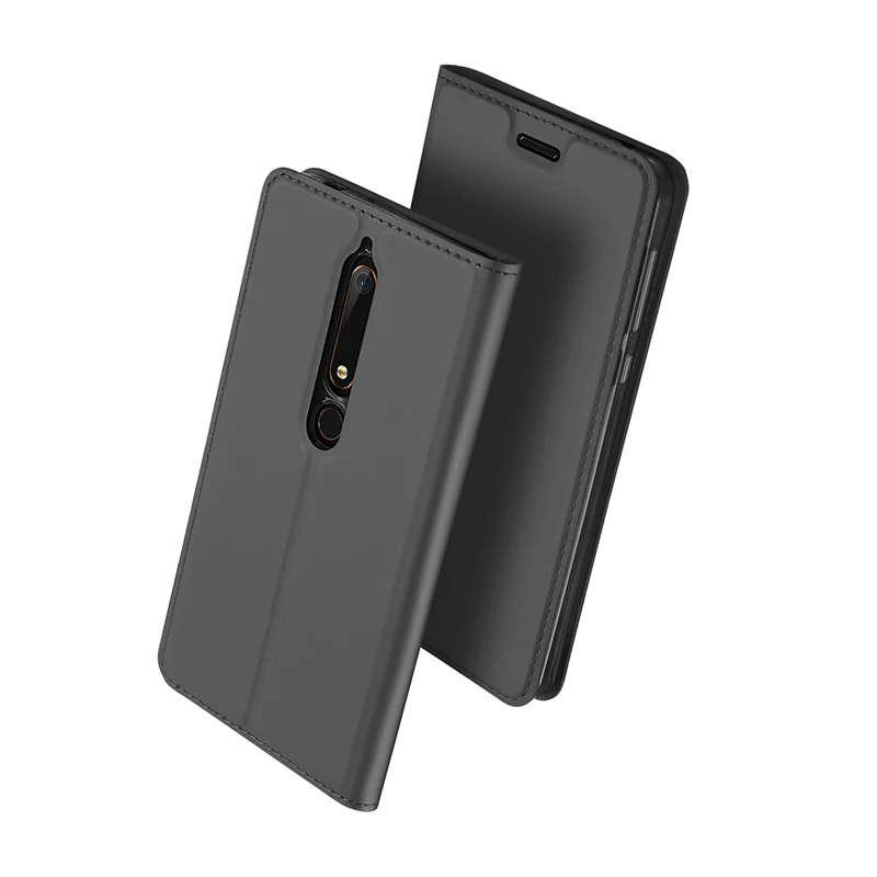 DUX DUCIS Роскошный кожаный чехол для Nokia 6 1 X6 2018 откидной Чехол-кошелек Plus (2018) Nokia6