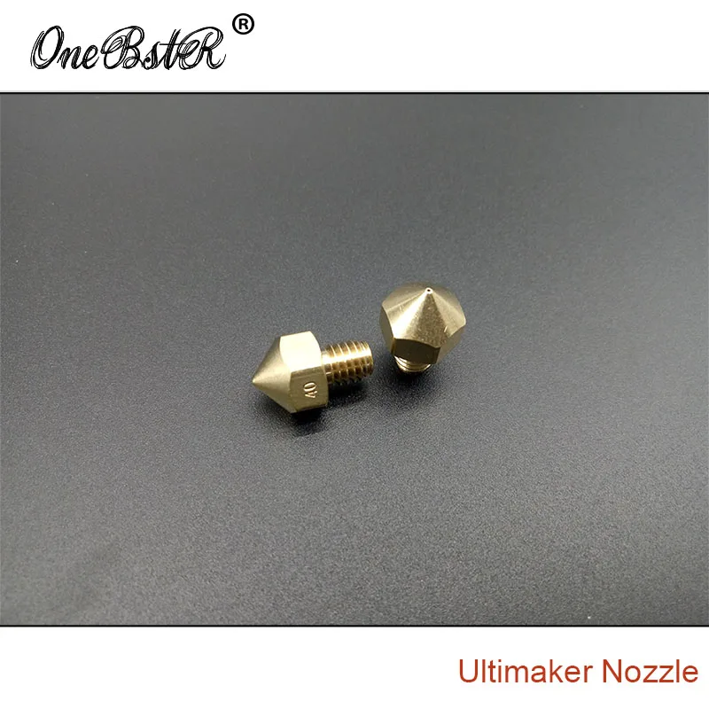 2 шт./лот Ultimaker экструдер сопло 1 75/0 4 мм печатающая головка надпись поверхности 3D