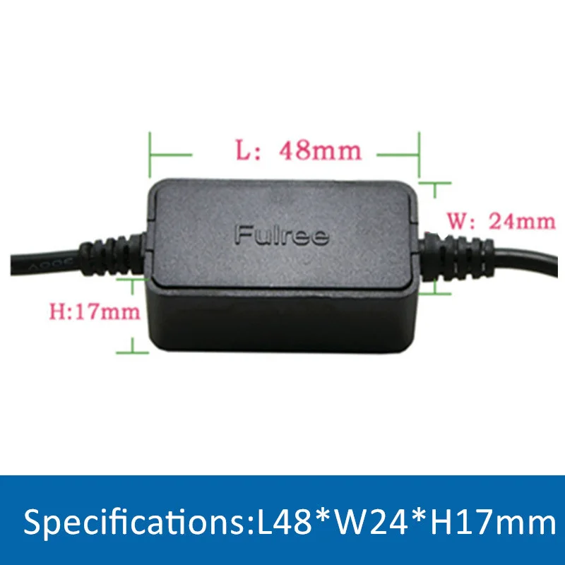 Usb преобразователь питания DC/DC понижающий 12/24 в до 5 В постоянного тока 2.5A