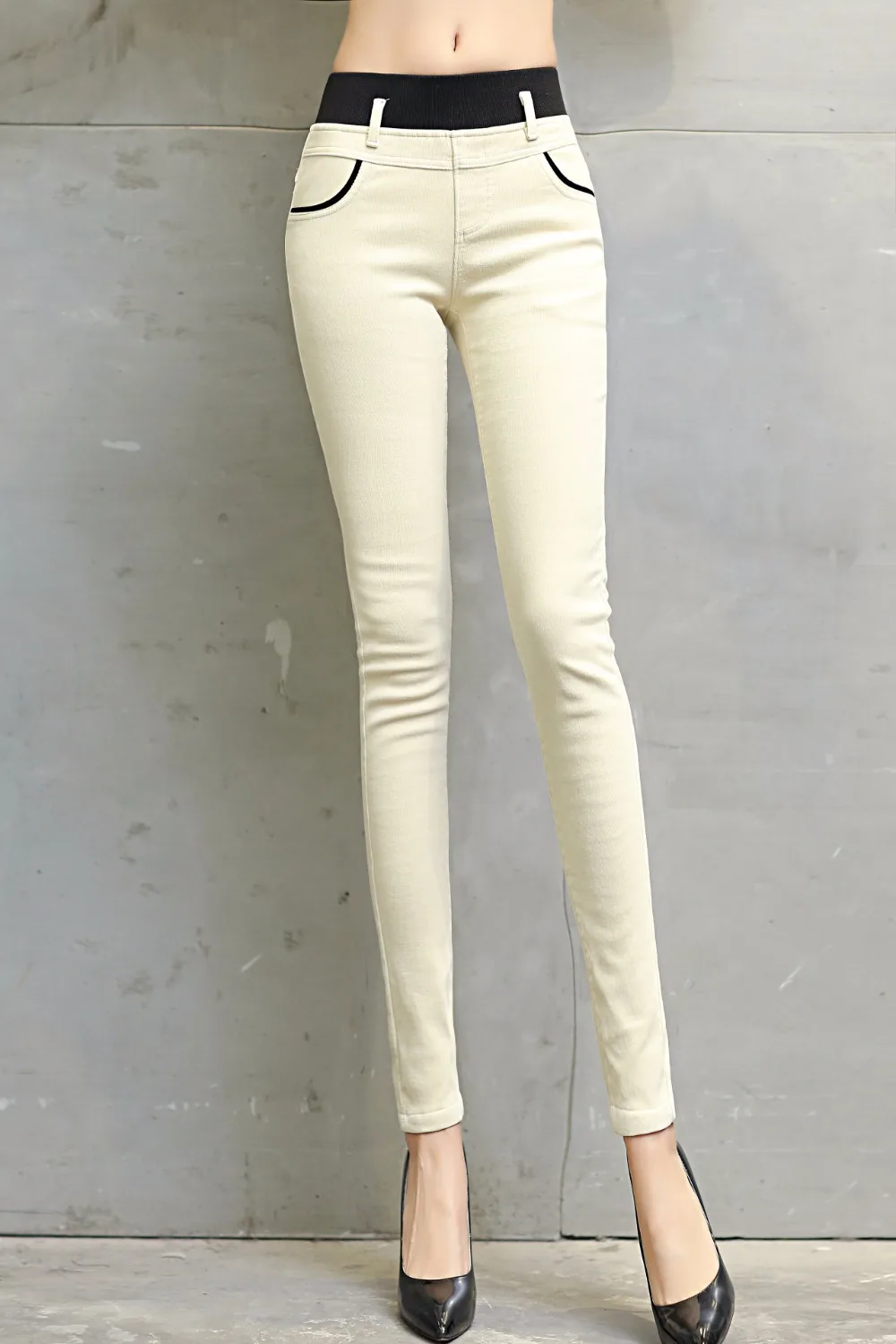 Женские вельветовые брюки утепленные штаны с вельветовой подкладкой эластичные