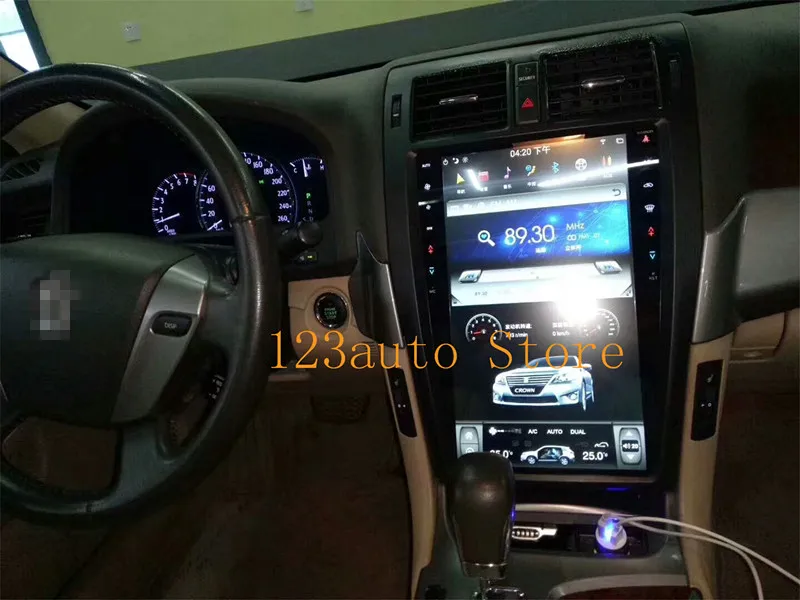 13,6 дюймов вертикальный Tesla стиль Android 8,1 автомобильный DVD gps плеер мультимедиа для Toyota crown 2010 2011 2012 2013 px6 NAVI