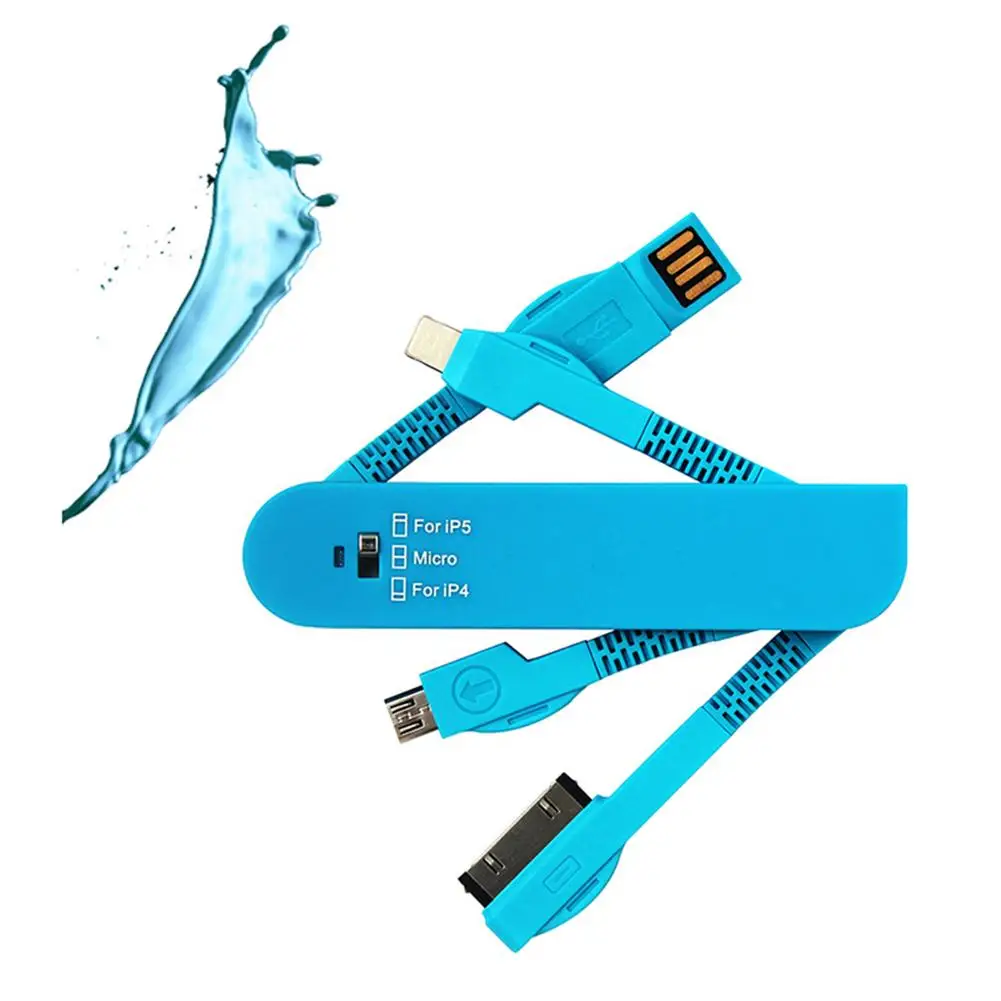 Линия передачи данных один из трех практично для IPhone4/5/6 samsung/Millet FWH SD21 голубого и
