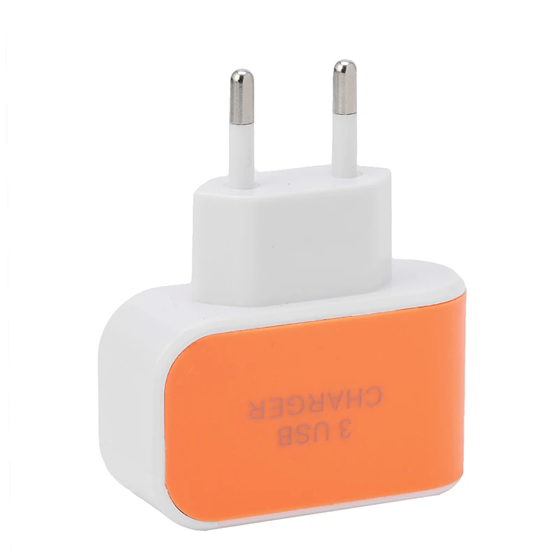 Тройной USB-порт для дома и путешествий зарядное устройство переменного тока