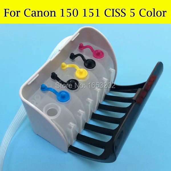 5 цветов CISS PGI 150 CLI 151 система Ciss для Canon PIXMA IP7210 MG5410 MX921 Постоянный чип дуги |