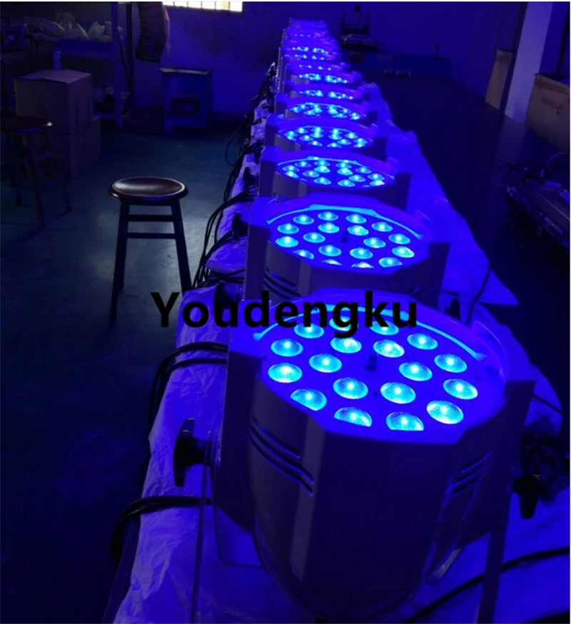 20 шт. 18x10 Вт led par light rgbw 4in1 dj набор zoom | Лампы и освещение