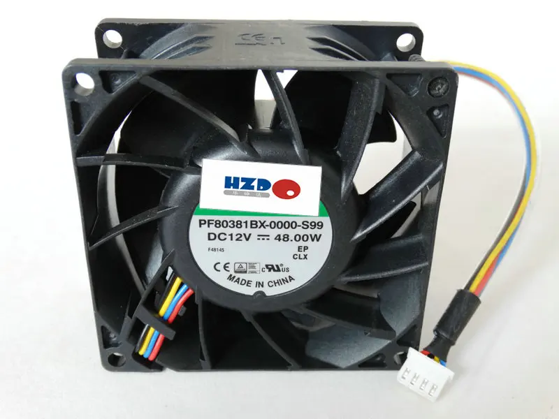 

PF80381BX-0000-S99 DC12V 4A 48W 80*80*38MM 8CM 4 Lines PWM Cooling fan