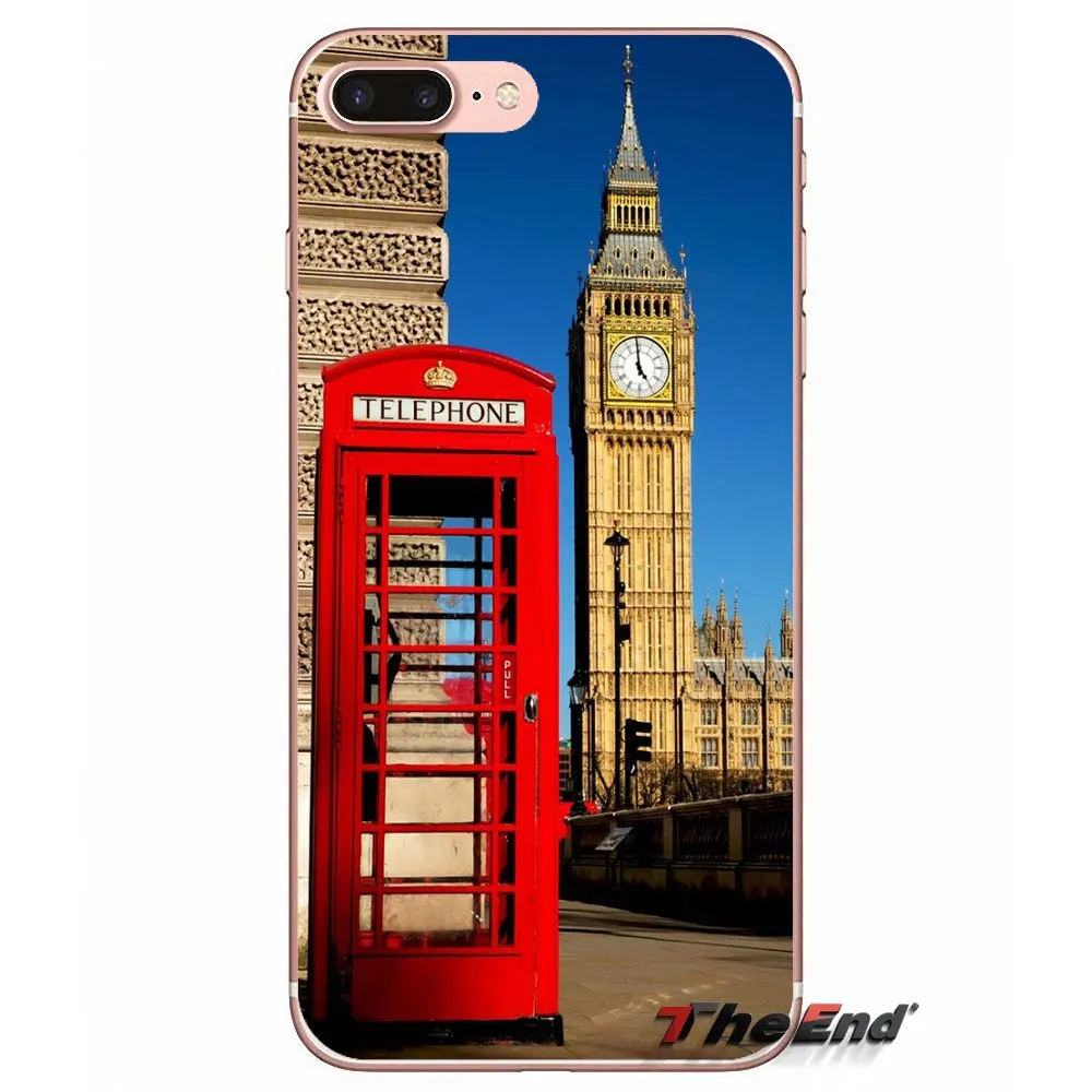 Чехол для телефона HTC One M7 M8 A9 M9 M10 E9 Plus Desire 630 530 626 628 816 820 Motorola G G2 G3 Red London|phone cases|case acase